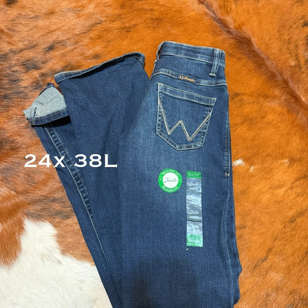 Wrangler Blue Boot Cut Jeans Classic Style